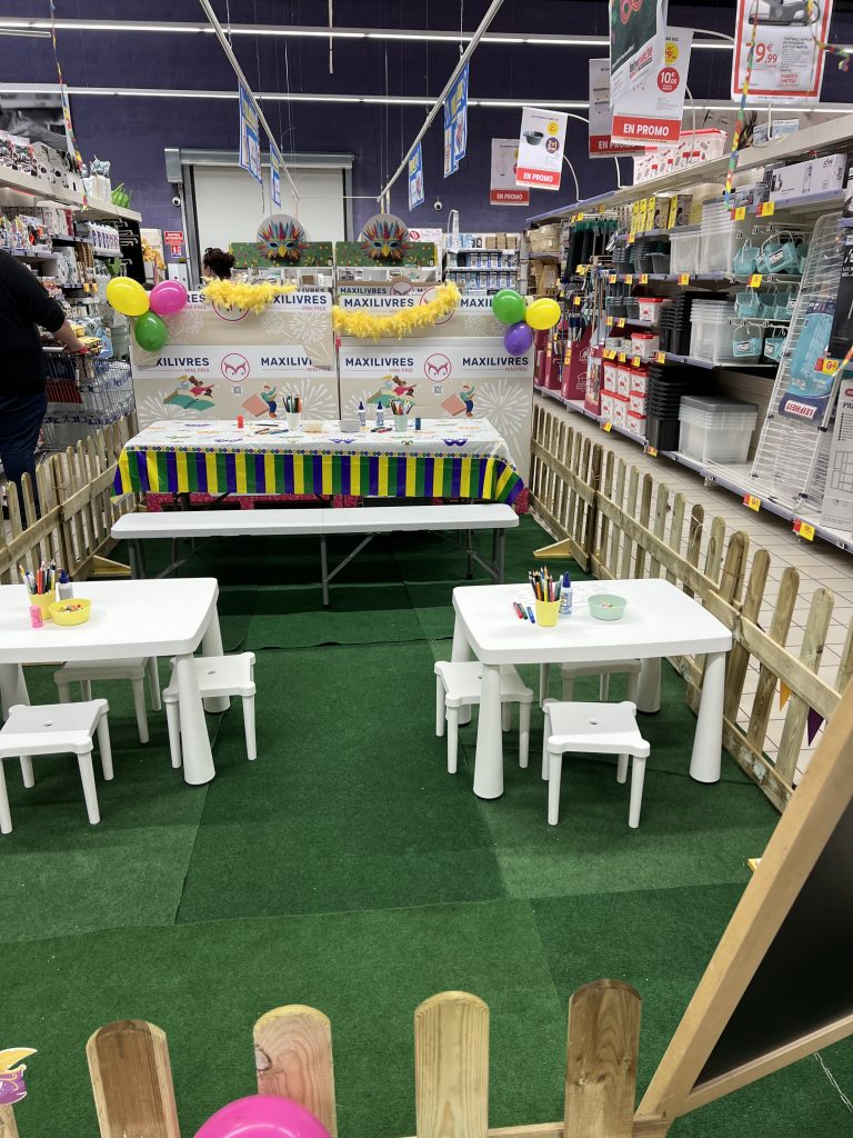 atelier masque carnaval commercial